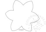 Template Of A Daffodil Daffodil Template Coloring Page