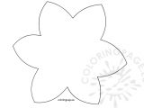 Template Of A Daffodil Daffodil Template Coloring Page