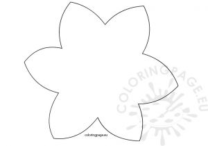 Template Of A Daffodil Daffodil Template Coloring Page