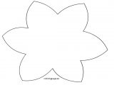 Template Of A Daffodil Simple Daffodil Coloring Flower Templates Grig3 org