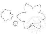 Template Of A Daffodil Spring Crafts Beautiful Daffodil Coloring Page