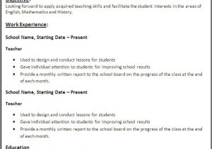 Template Of Resume for Job Professional Teaching Job Resume Template for All Teachers