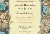 Template Of Wedding Invitation Card A Wedding Invitation Template Adorned with Floral Elements
