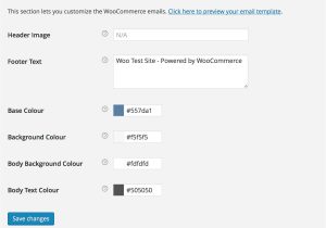 Templated Email Configuring Woocommerce Settings Woocommerce Docs