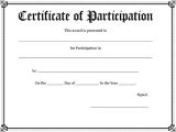 Templates for Certificates Of Participation 30 Free Printable Certificate Templates to Download