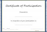 Templates for Certificates Of Participation Key Components to Include On Certificate Of Participation
