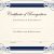 Templates for Certificates Of Recognition Printables English Genie