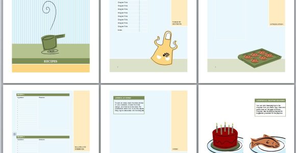 Templates for Cookbooks Cookbook Template Recipe Book Template