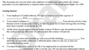 Templates for Employment Contracts Employment Contract Template Free Contract Of Employment