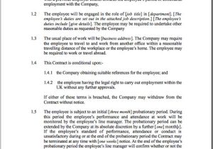 Templates for Employment Contracts Fixed Short Term Employment Contract Template