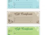 Templates for Gift Certificates Free Downloads 14 Business Gift Certificate Templates Free Sample
