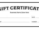 Templates for Gift Certificates Free Downloads Gift Certificate Templates Download Free Gift
