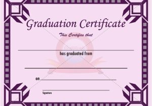 Templates for Graduation Certificates Graduation Certificate Templates Certificate Templates