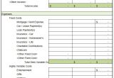 Templates for Household Budgets 5 House Budget Template