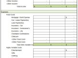 Templates for Household Budgets 5 House Budget Template