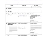 Templates for Minutes Of Meetings and Agendas 6 Agenda Minutes Templates Free Samples Examples