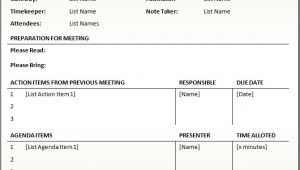 Templates for Minutes Of Meetings and Agendas Agenda Templates Free Word Templates