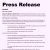Templates for Press Releases Free Sample Press Release Template Word