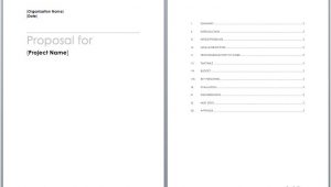 Templates for Proposals In Word Project Proposal Template Microsoft Word Templates