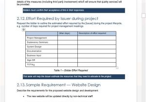 Templates for Proposals In Word Request for Proposal Rfp Template Proposal Writing Tips