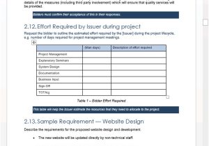Templates for Proposals In Word Request for Proposal Rfp Templates In Ms Word and Excel