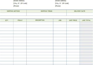 Templates for Purchase orders Free Purchase order Templates Invoiceberry