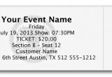 Templates for Tickets with Stubs Ticket Image Template Oklmindsproutco Templates for