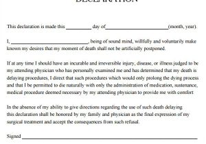 Templates for Wills Free 9 Sample Living Wills Pdf Sample Templates