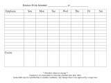 Templates for Work Schedules 13 Blank Weekly Work Schedule Template Images Free Daily