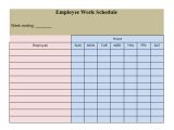 Templates for Work Schedules 21 Samples Of Work Schedule Templates to Download Sample