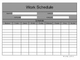 Templates for Work Schedules 9 Daily Work Schedule Templates Excel Templates