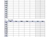 Templates for Work Schedules Work Schedule Template for Excel