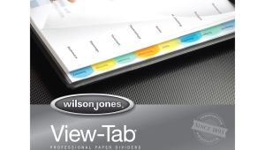 Templates Wilson Jones 8 Tabs Wilson Jones View Tab Paper Dividers Wlj55965