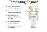 Templating Language Apache Velocity 1 6