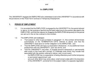 Temporary Work Contract Template 18 Employment Contract Templates Pages Google Docs
