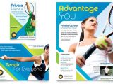 Tennis Brochure Template Tennis Club Camp Flyer Ad Template Design
