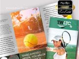 Tennis Brochure Template Tennis Club V5 Psd Tri Fold Psd Brochure Template Allday