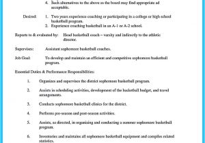 Tennis Coach Resume Sample assistant Tennis Coach Resume