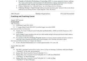 Tennis Coach Resume Sample Coach Resume Template Foodcity Me