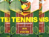 Tennis Flyer Template Free Tennis Championship Sport A5 Flyer Template