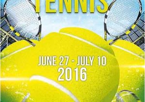 Tennis Flyer Template Free Tennis Wimbledon Psd Flyer Template Facebook Cover