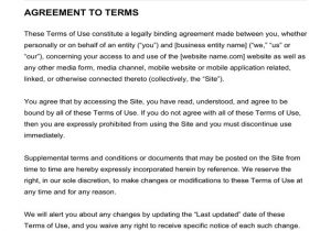 Term Of Use Template Free Terms Conditions Templates Downloadable Samples