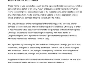 Terms and Conditions for Online Shop Template Free Terms Conditions Templates Downloadable Samples