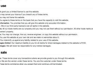 Terms and Conditions for Online Store Template Great Terms and Conditions Template for Online Store