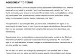 Terms and Conditions Template Ecommerce Free Terms Conditions Templates Downloadable Samples
