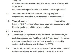 Terms Of Employment Contract Template 23 Hr Contract Templates Hr Templates Free Premium