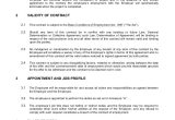 Terms Of Employment Contract Template Employment Contract Template 15 Free Sample Example