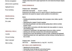 Territory Sales Manager Resume Template Resume Cosmetic Sales