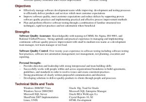 Test Manager Resume Template Game Testing Resume Resume Ideas