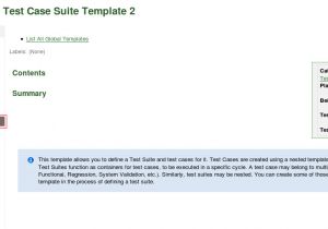 Test Suite Template Example Test Case Management with Zagile Teamwork 2 0